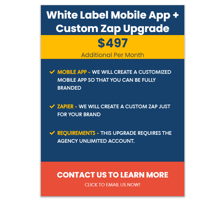 GoHighLevel White-Label Zap and Mobile App Upgrade