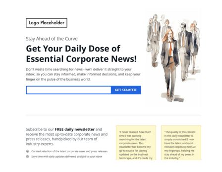 Corporate Blue Squeeze