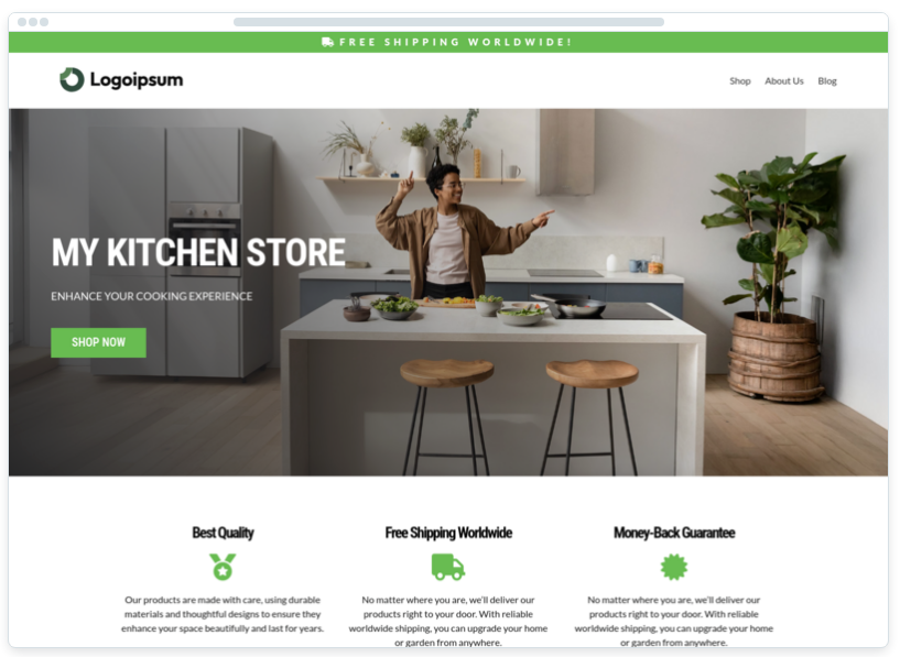 10. E-Store/Kitchen