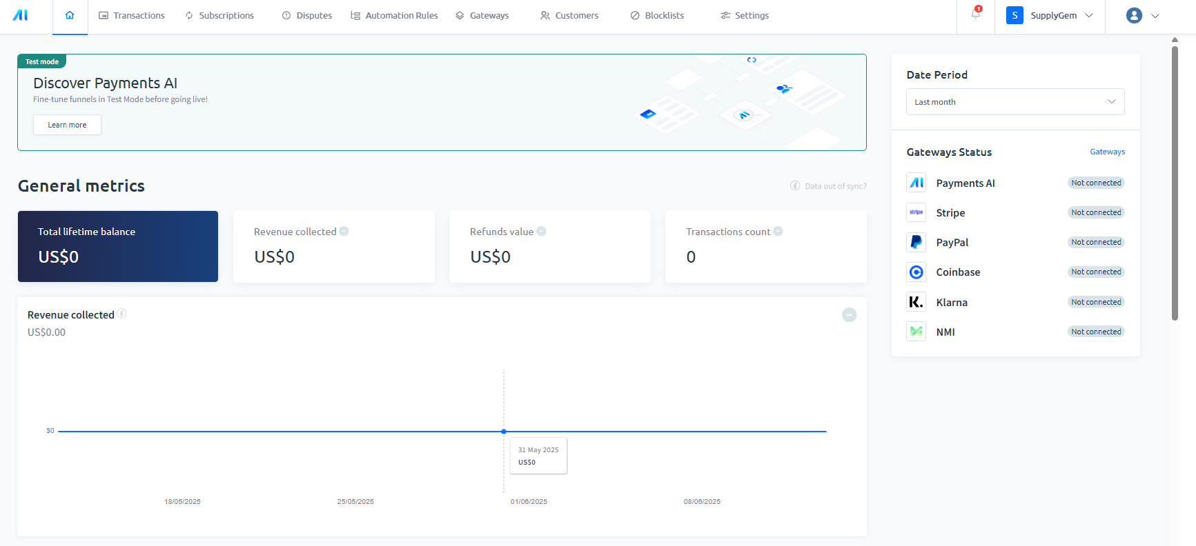 standalone payment