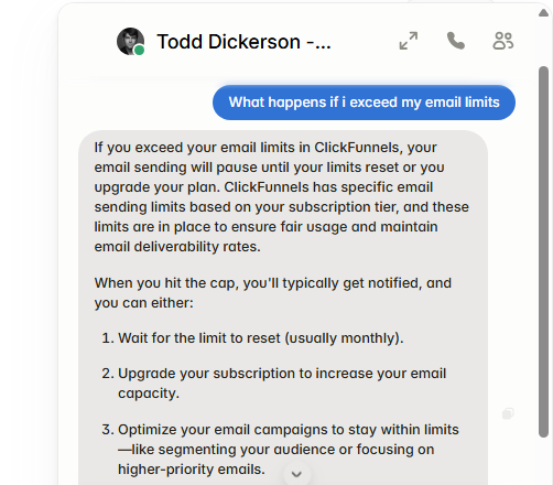 stop sending emails