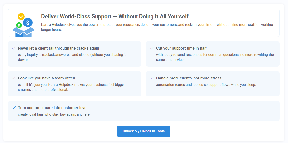 3. Customer Helpdesks