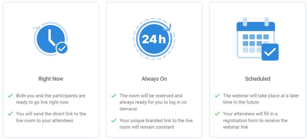 4. Live Webinars