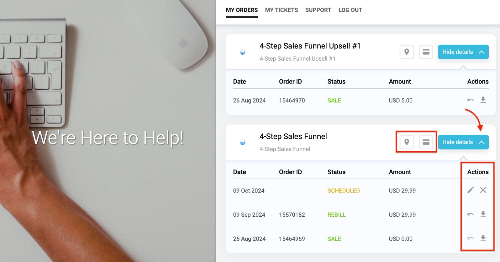 full helpdesk feature
