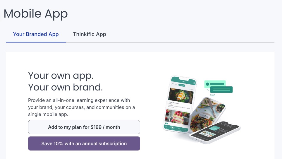 Add the Branded Mobile App