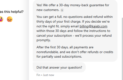 Use the 30-Day Money-Back Guarantee