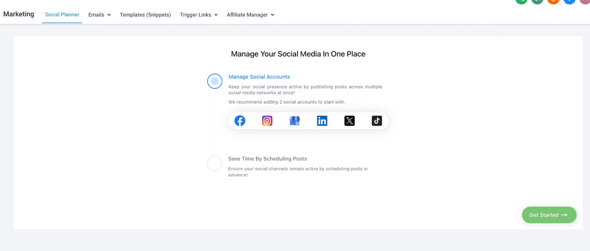 5. Connect Social and Google Profiles