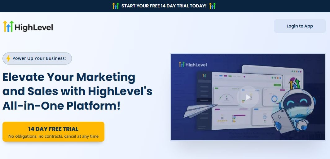 7. GoHighLevel: Best for Scaling