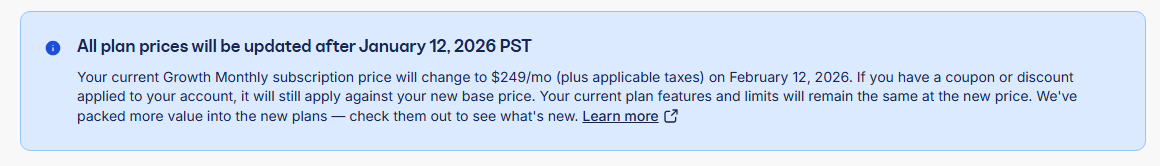four plans to choose from