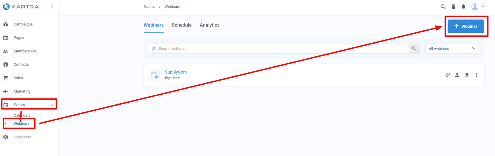 How to Set Up a Webinar in Kartra (Quick Guide)