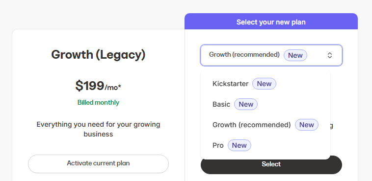 3. Downgrade or Upgrade Your Plan