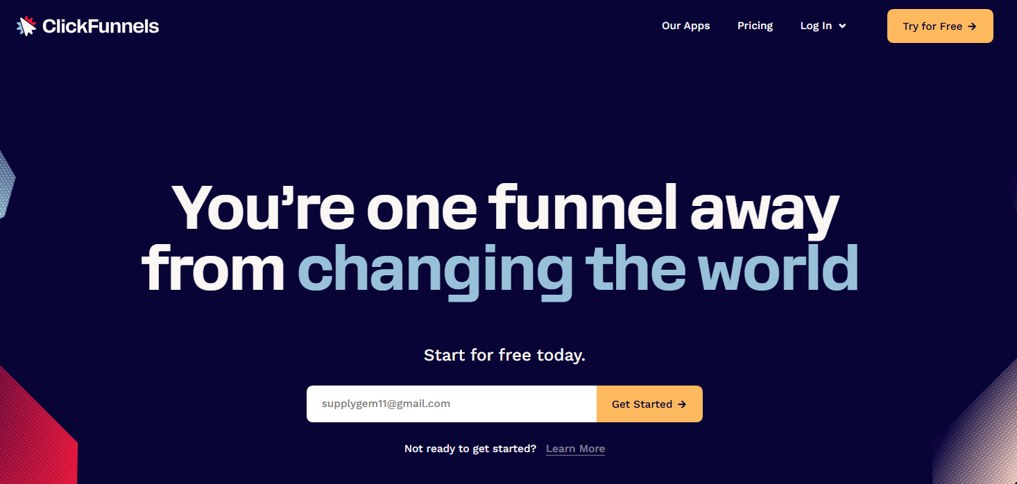 5. ClickFunnels: Best for Marketing and Sales