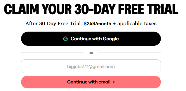 Sign Up for Another Free Trial