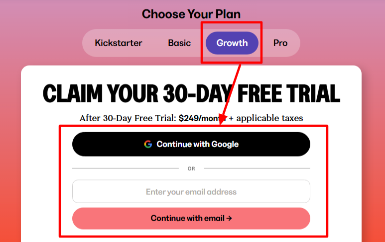 How to Sign Up for the Kajabi 30-Day Free Trial