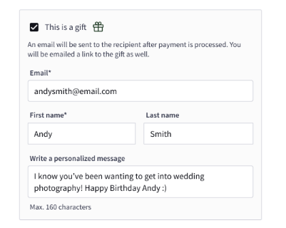 5. Gifting