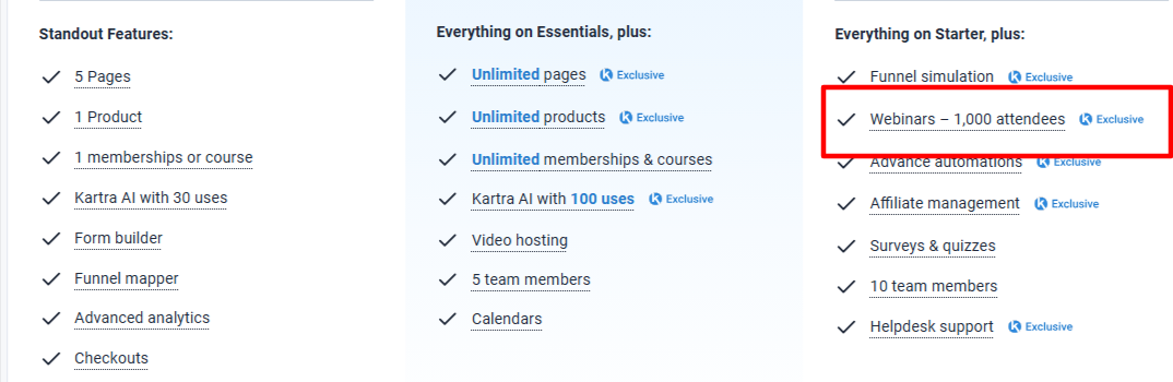 The Limitations of Kartra Webinars