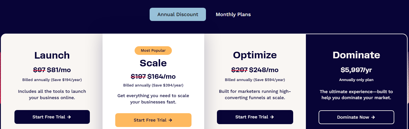 Quick Pricing Comparison