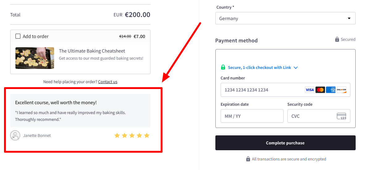 1. Add Customer Testimonials