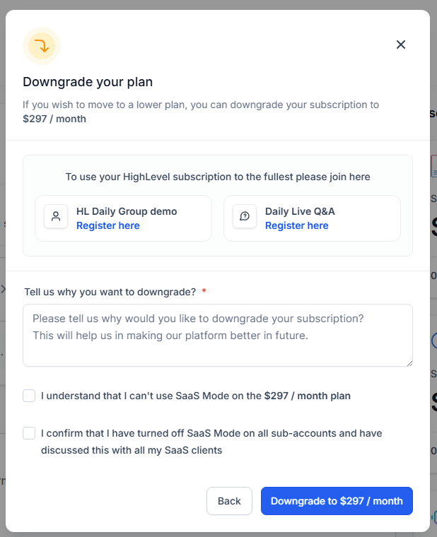 3. Downgrade Your Plan