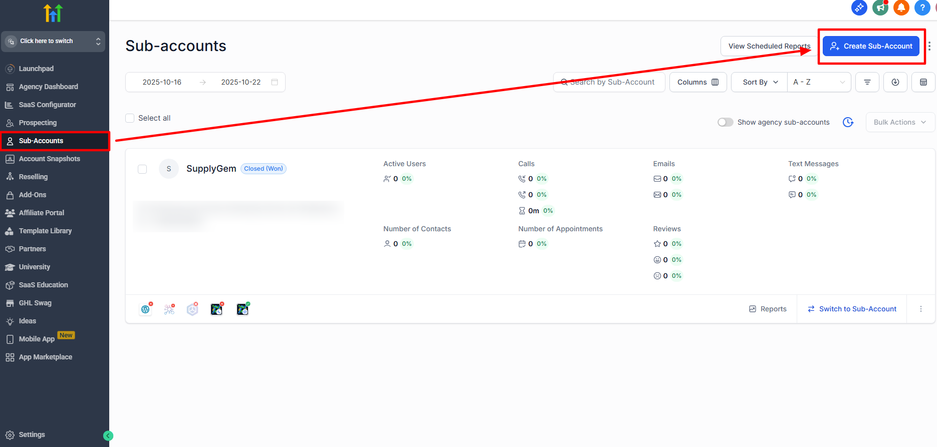 How to Set Up a GoHighLevel Agency Sub-Account (Quick Guide)