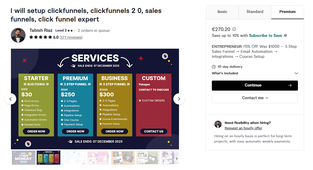 6. Provide Complete ClickFunnels Setup Services