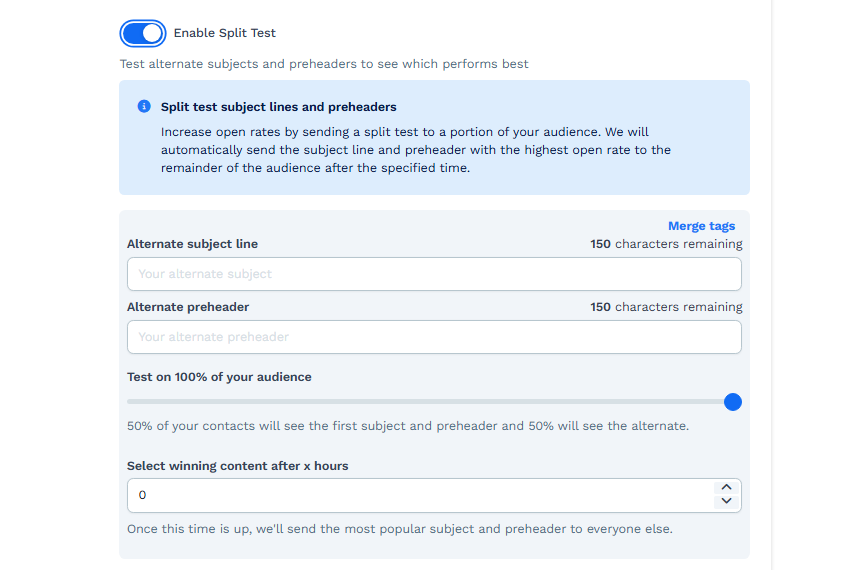 Test Different Strategies